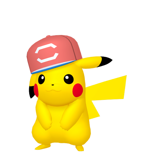 Pikachu Alola Cap in Pokémon HOME