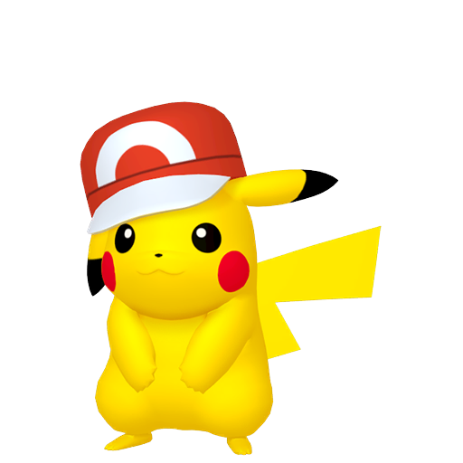 Pikachu Kalos Cap in Pokémon HOME