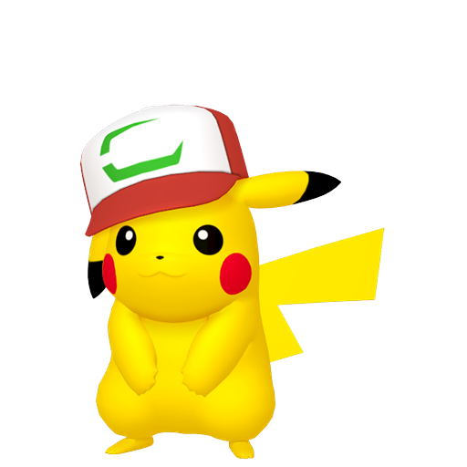 Pikachu Partner Cap in Pokémon HOME