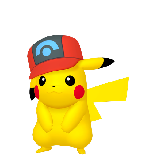 Pikachu Sinnoh Cap in Pokémon HOME