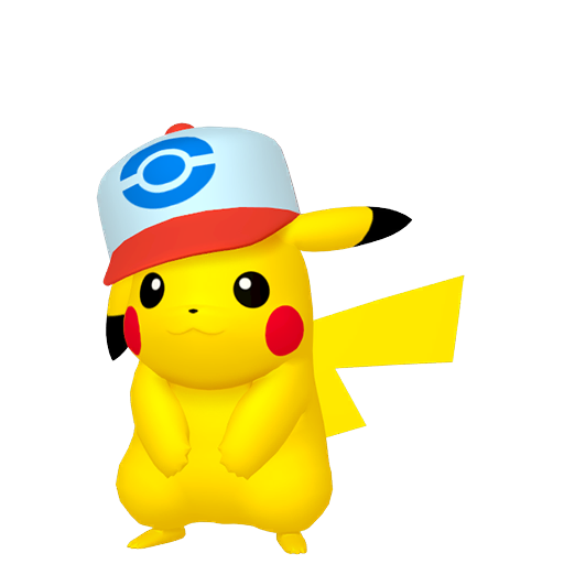 Pikachu Unova Cap in Pokémon HOME