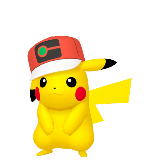 Pikachu World Cap in Pokémon HOME