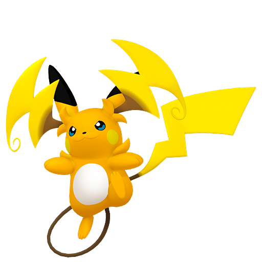 Raichu Mega Y in Pokémon HOME