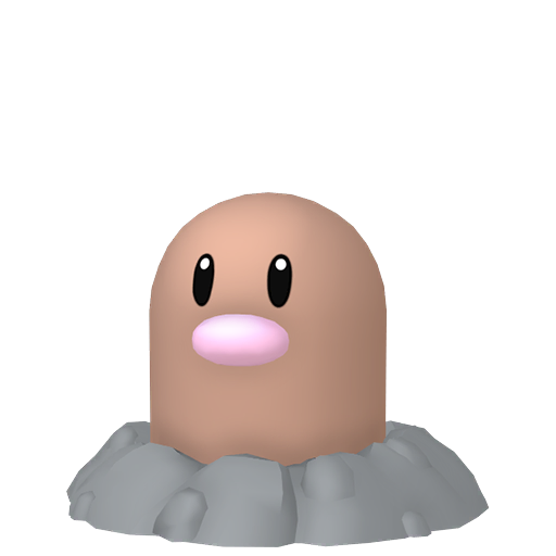 Diglett in Pokémon HOME