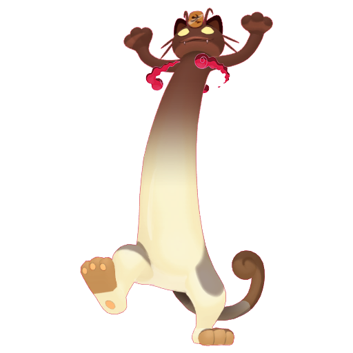 Meowth Gigantamax in Pokémon HOME