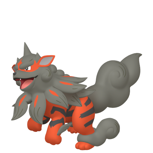 Arcanine Hisuian in Pokémon HOME
