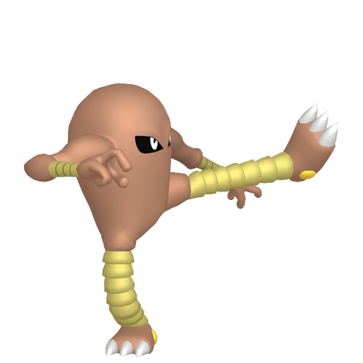 Hitmonlee in Pokémon HOME