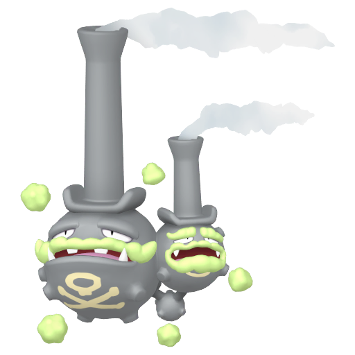 Weezing Galarian in Pokémon HOME