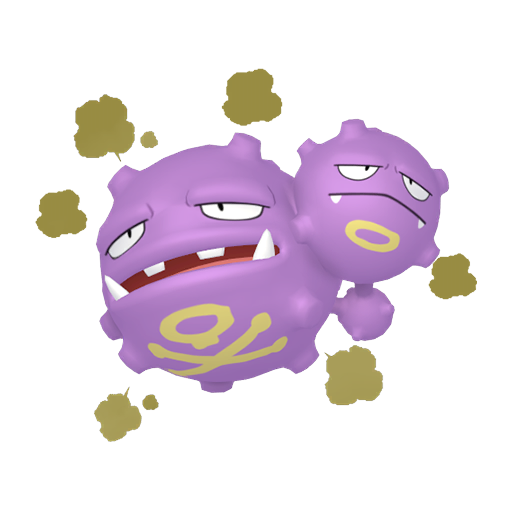 Weezing in Pokémon HOME