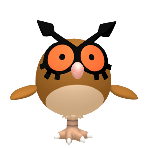 Hoothoot in Pokémon HOME