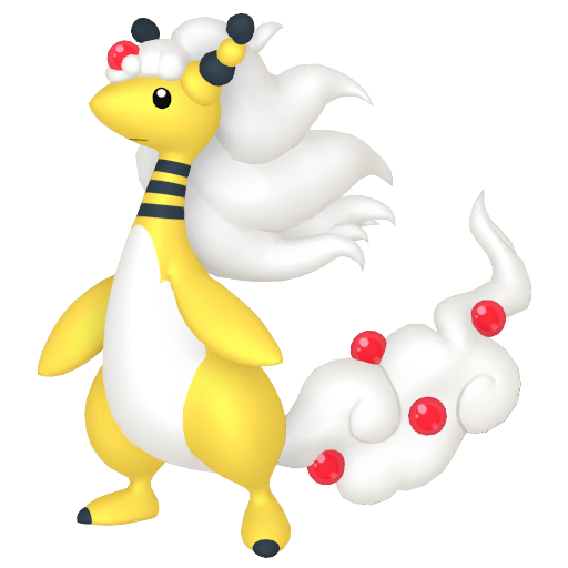 Ampharos Mega in Pokémon HOME