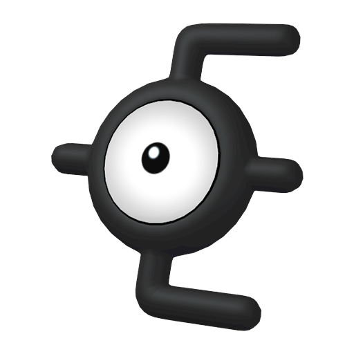 Unown E in Pokémon HOME
