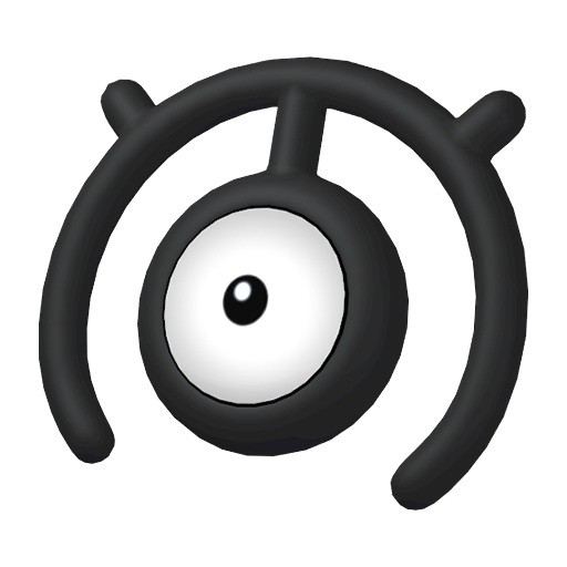 Unown M in Pokémon HOME