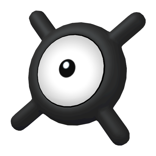 Unown X in Pokémon HOME