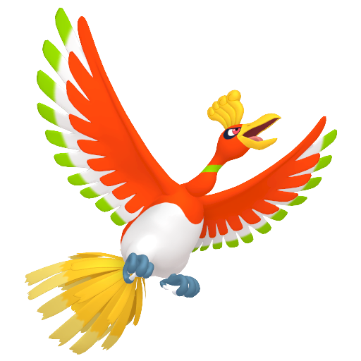 Ho-Oh in Pokémon HOME