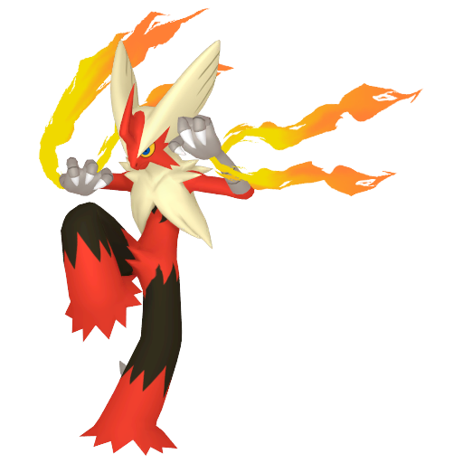 Blaziken Mega in Pokémon HOME