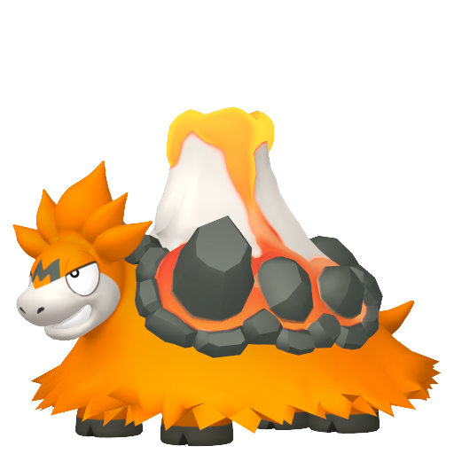 Camerupt Mega in Pokémon HOME