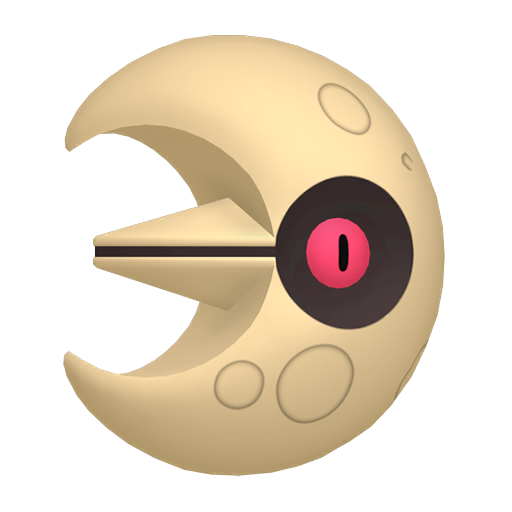 Lunatone in Pokémon HOME