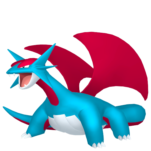 Salamence in Pokémon HOME
