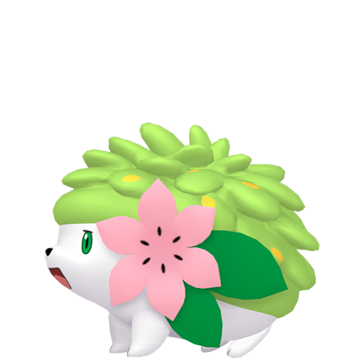 Shaymin as it appears in Pokemon Home.