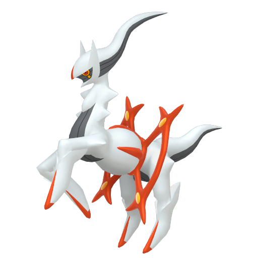Arceus Fighting in Pokémon HOME