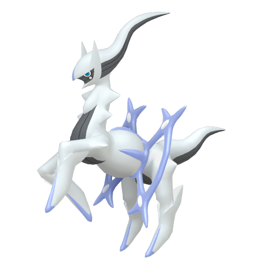 Arceus Flying in Pokémon HOME