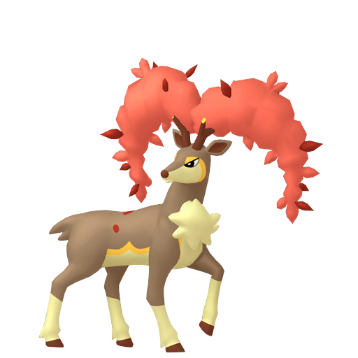Sawsbuck Autumn Form in Pokémon HOME