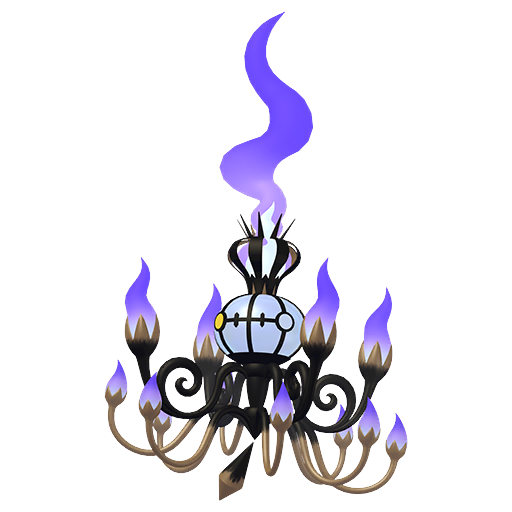 Chandelure Mega in Pokémon HOME