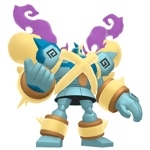 Golurk Mega in Pokémon HOME
