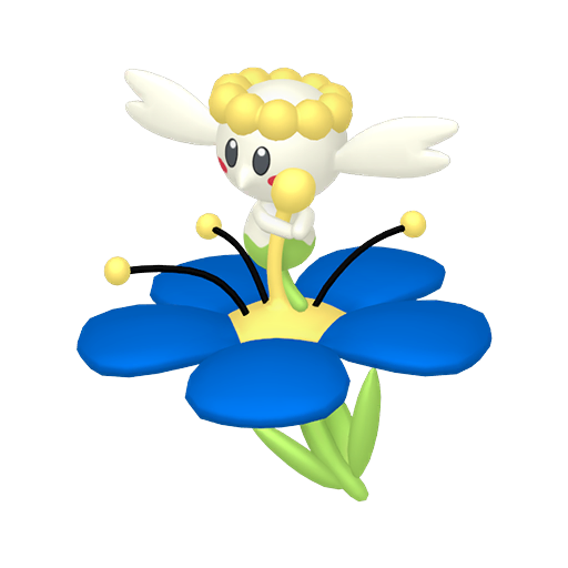 Flabébé Blue Flower in Pokémon HOME