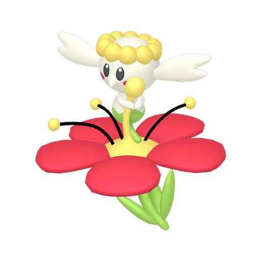 Flabébé Red Flower in Pokémon HOME