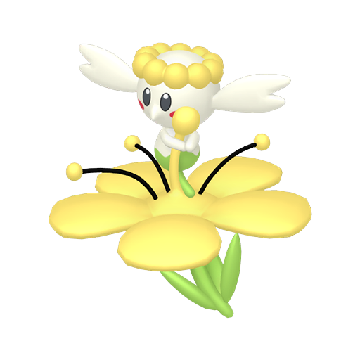 Flabébé Yellow Flower in Pokémon HOME