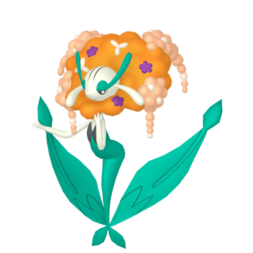Florges Orange Flower in Pokémon HOME
