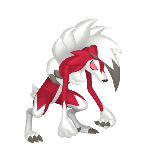 Lycanroc Midnight Form in Pokémon HOME