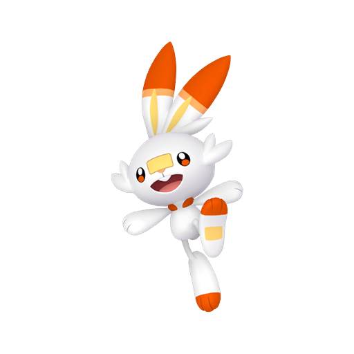 Scorbunny in Pokémon HOME