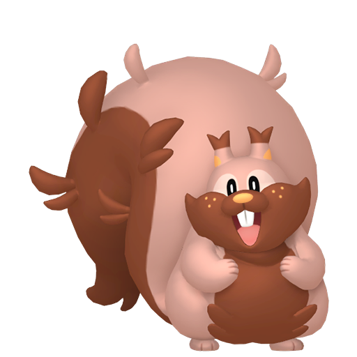Greedent in Pokémon HOME