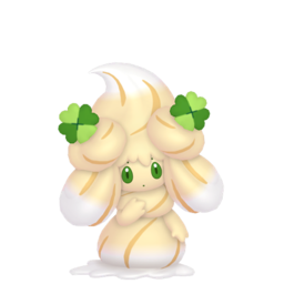 Alcremie Caramel Swirl Clover in Pokémon HOME