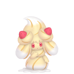 Alcremie Caramel Swirl Strawberry in Pokémon HOME