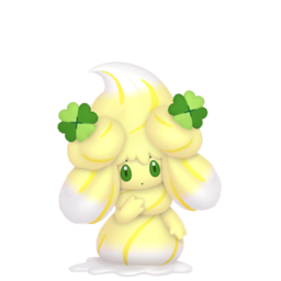 Alcremie Lemon Cream Clover in Pokémon HOME