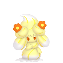 Alcremie Lemon Cream Flower in Pokémon HOME
