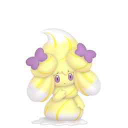 Alcremie Lemon Cream Ribbon in Pokémon HOME