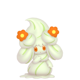 Alcremie Matcha Cream Flower in Pokémon HOME