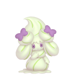 Alcremie Matcha Cream Ribbon in Pokémon HOME