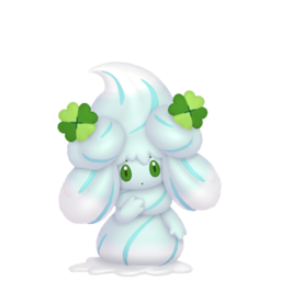 Alcremie Mint Cream Clover in Pokémon HOME