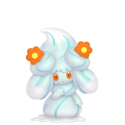 Alcremie Mint Cream Flower in Pokémon HOME