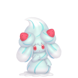 Alcremie Mint Cream Strawberry in Pokémon HOME