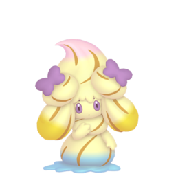 Alcremie Rainbow Swirl Ribbon in Pokémon HOME