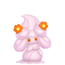 Alcremie Ruby Cream Flower in Pokémon HOME