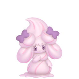 Alcremie Ruby Cream Ribbon in Pokémon HOME