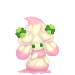 Alcremie Ruby Swirl Clover in Pokémon HOME